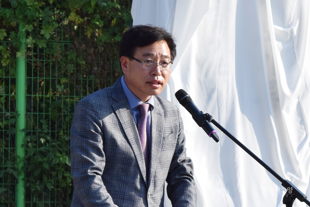 최영장군 기념비 제막식