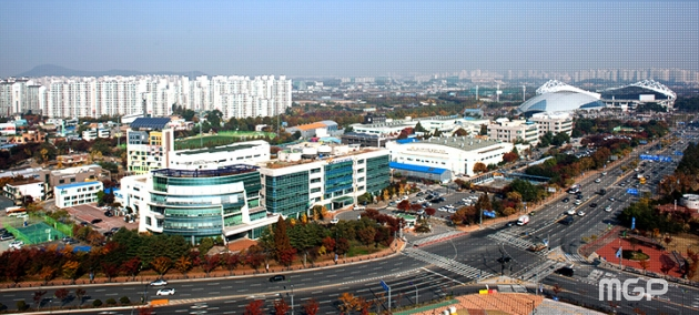 고양시 일산서구에 있는 한국건설기술연구원 본원 전경