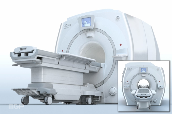 일산백병원이 도입해 운영하고 있는 GE사의 최첨단 MRI 장비 '시그나 아키텍트 3.0 테슬라'