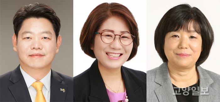 2019 의정활동 우수의원으로 선정된 박한기, 김보경, 김미수 의원