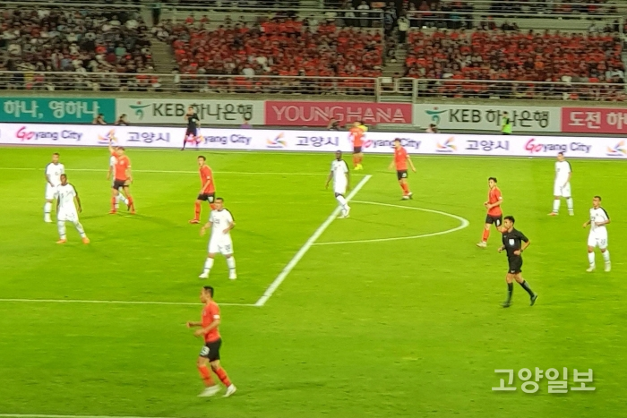 2018년 고양시에서 열렸던 코스타리카와의 축구대표팀 친선경기, 코엘류 벤투감독의 한국 데뷔무대이기도 했다.